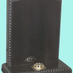 Granite polished rope headstone