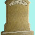 Traditional stone churchyard type memorial