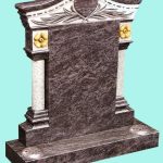 Heart Detail Column headstone