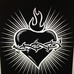 headstone with heart in thorns