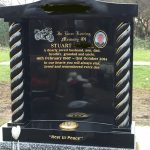Cap and column gravestone