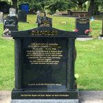 Cap and Column headstone